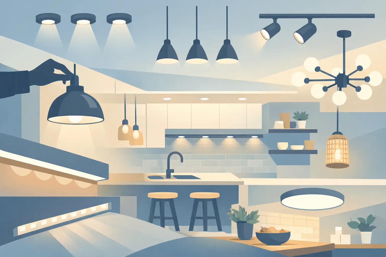 10 Kitchen Lighting Installation Ideas