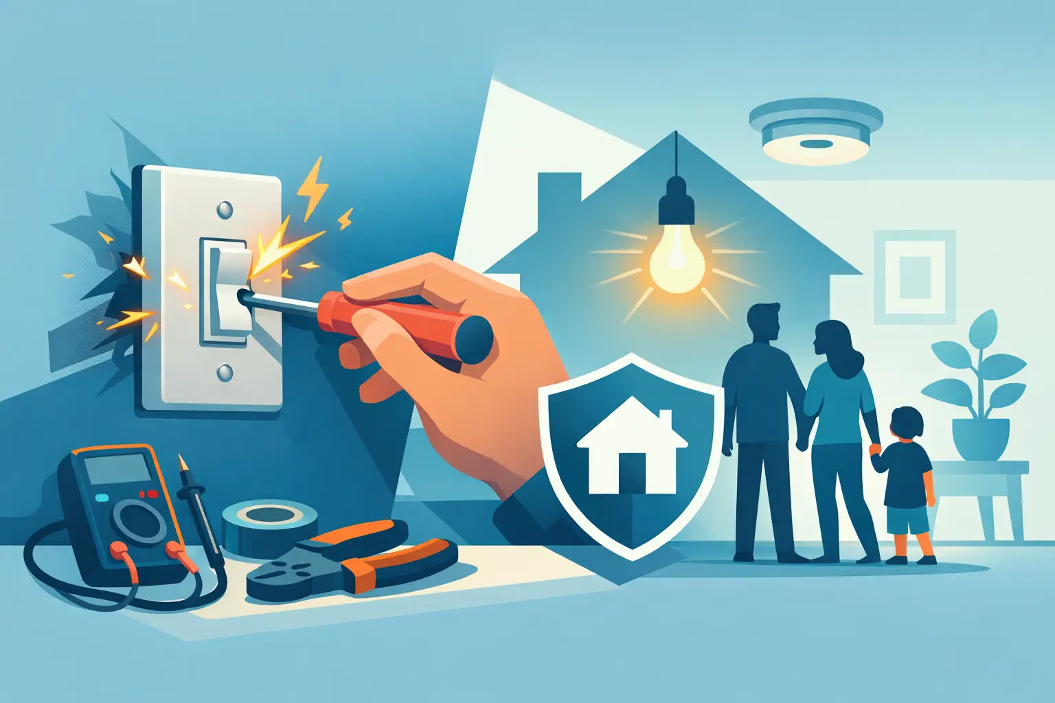 Faulty Light Switch Repair for a Safer Home