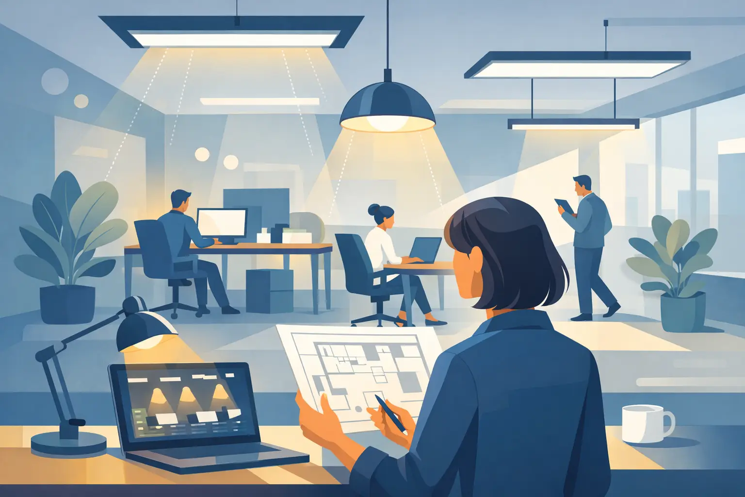 How to Plan Office Lighting That Works Harder