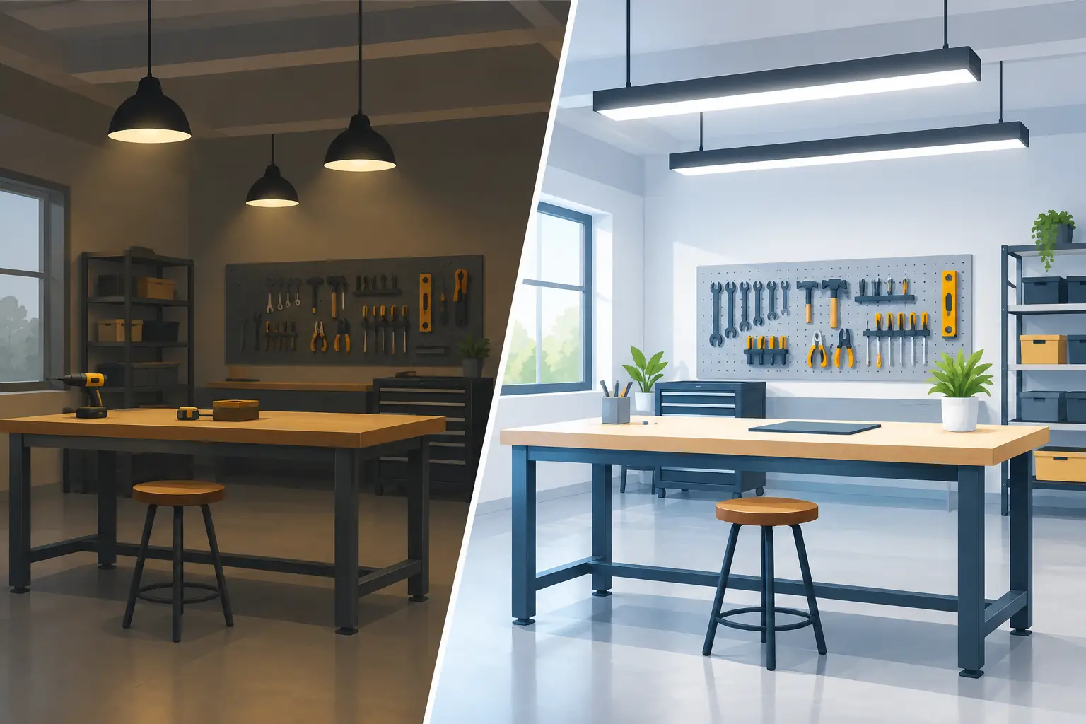 How to Upgrade Shop Lighting for Better Workspaces