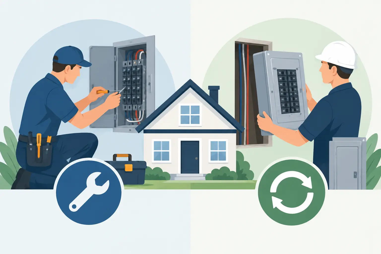 Electrical Repair Versus Replacement for Your Home